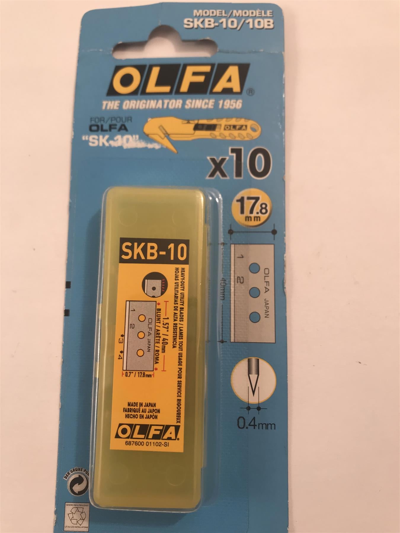Olfa SKB-10 Utility Cutting Blade