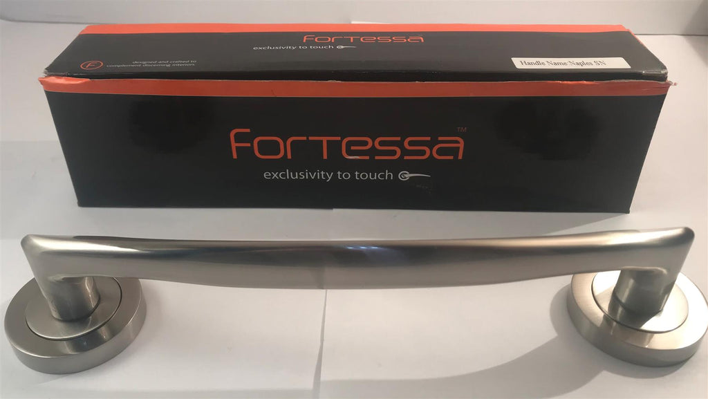 Fortessa FACNAP-SN Naples Door Handle Satin Nickel