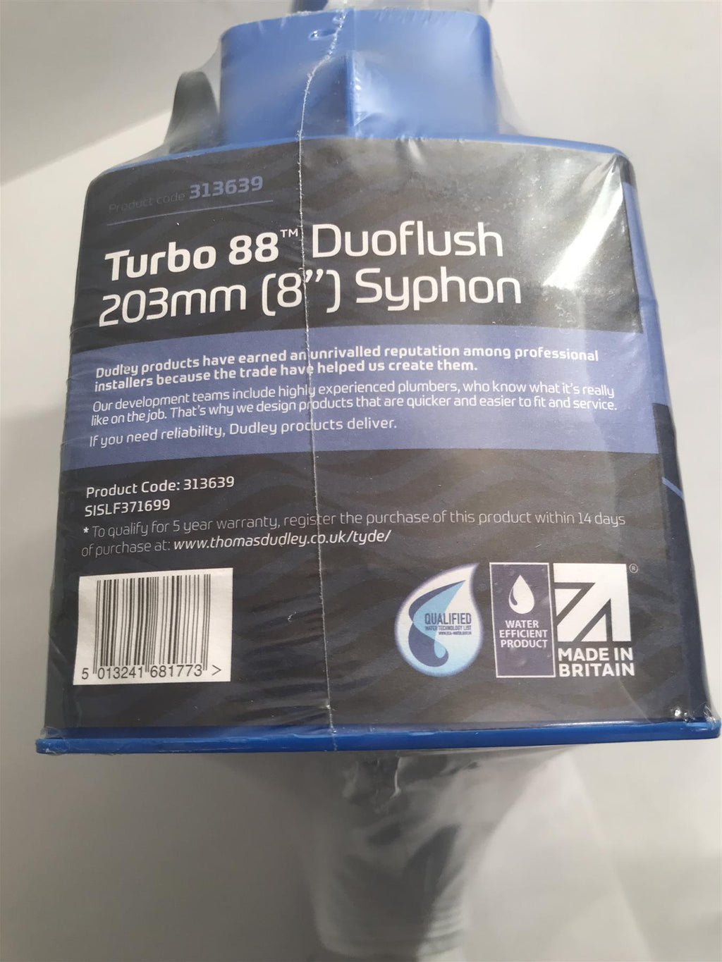 DUDLEY 313639 Turbo 88 Syphon 8IN