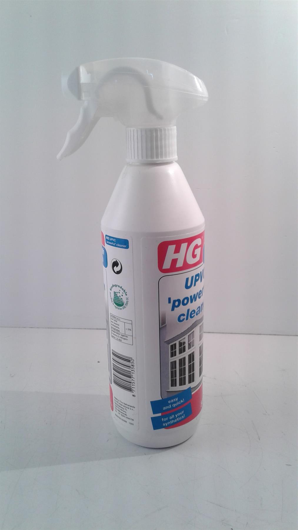 HG UPVC 'Powerful' Cleaner for all synthetics 500ml