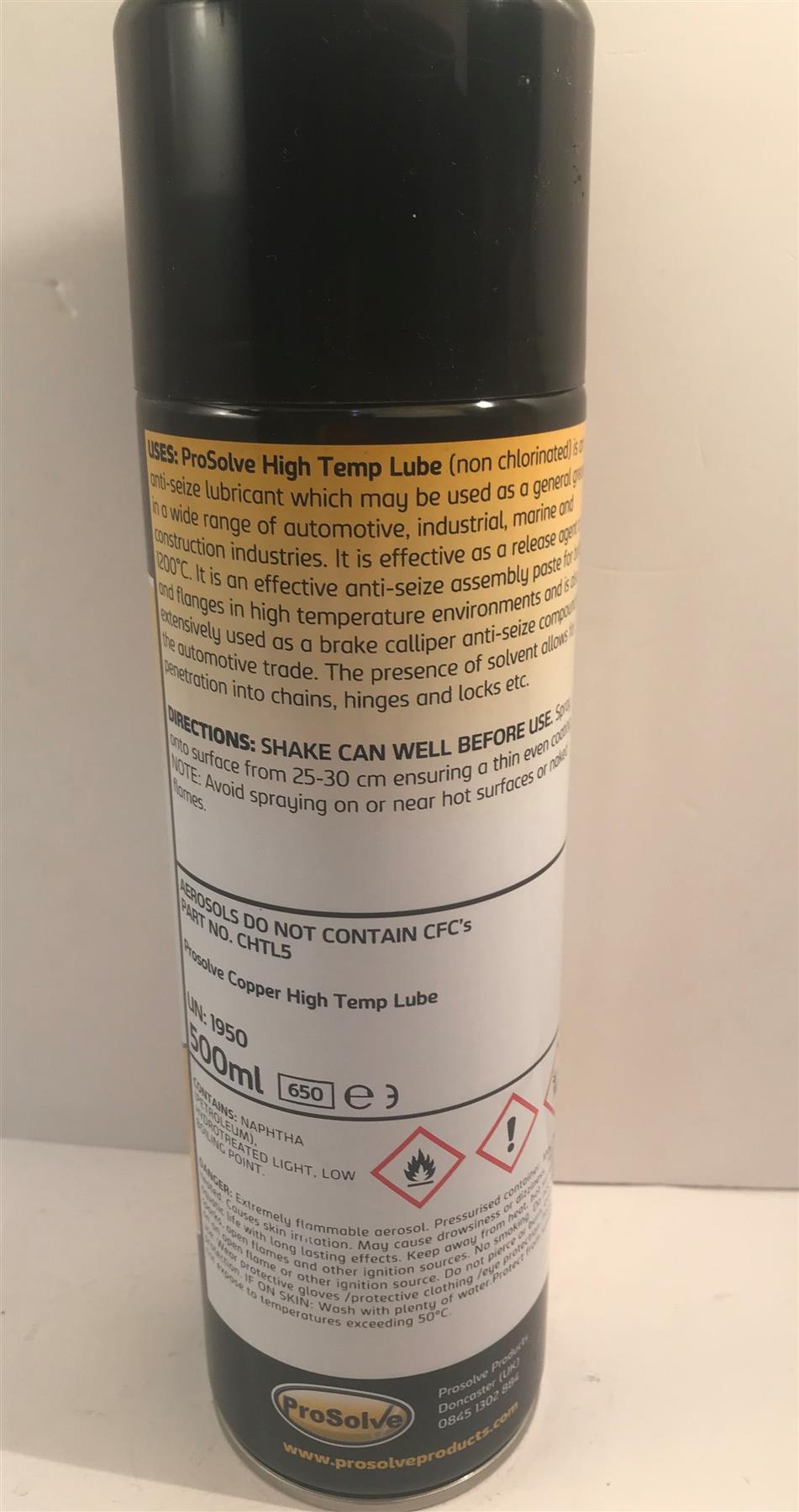 Prosolve Copper High Temp Lube 500ml