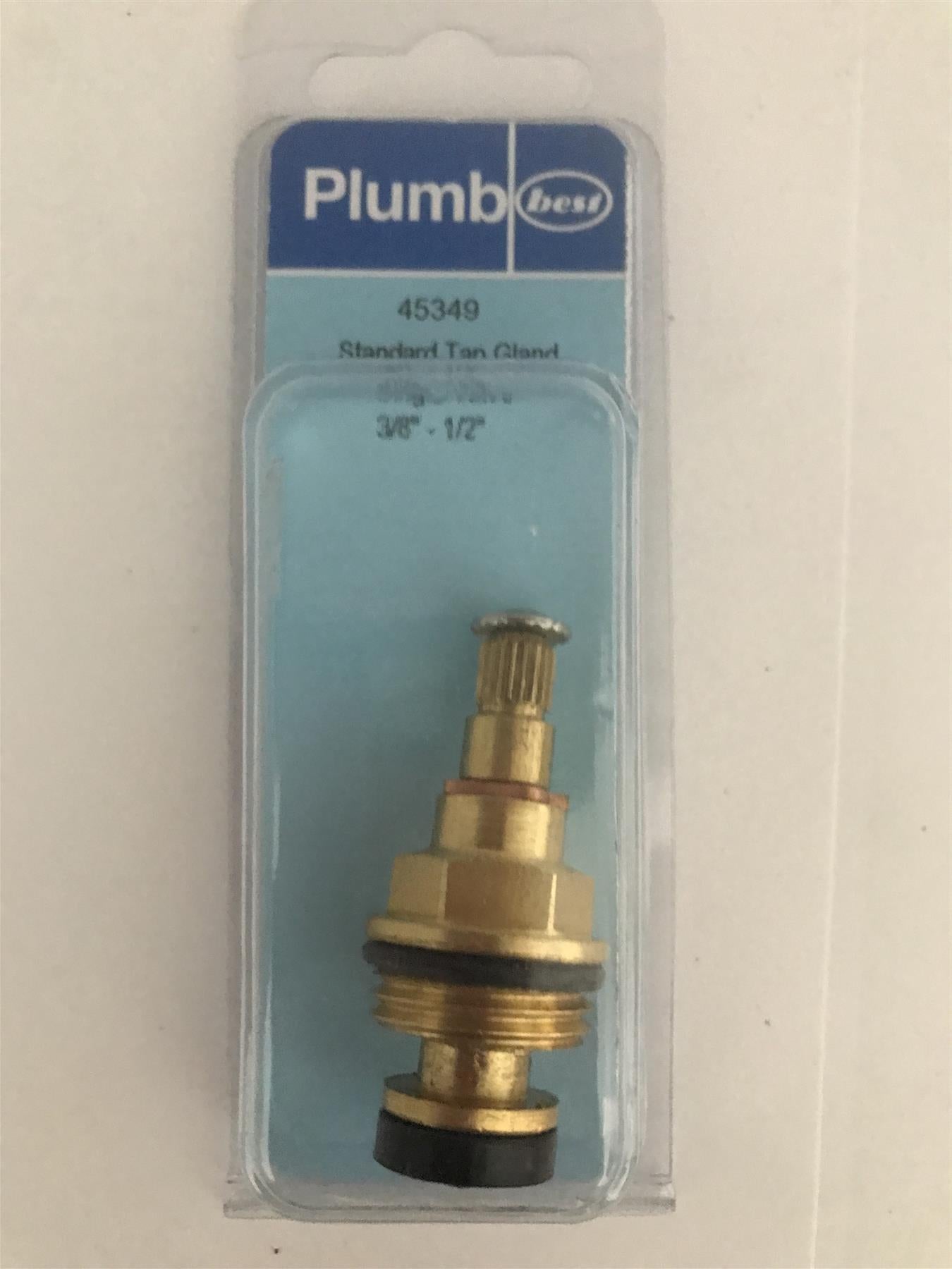 Plumb Best Standard Tap Gland Single Valve 3/8" - 1/2" 45349