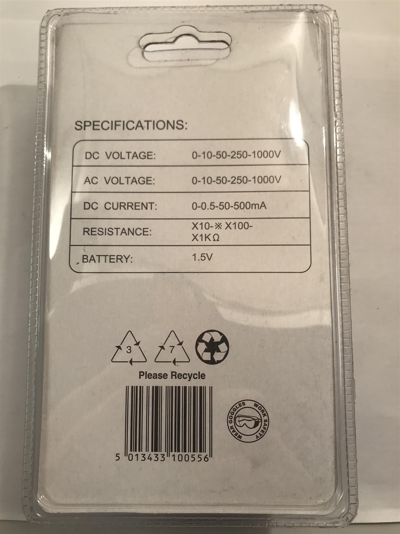 Hilka Analogue Multimeter Multi Tester  34100055