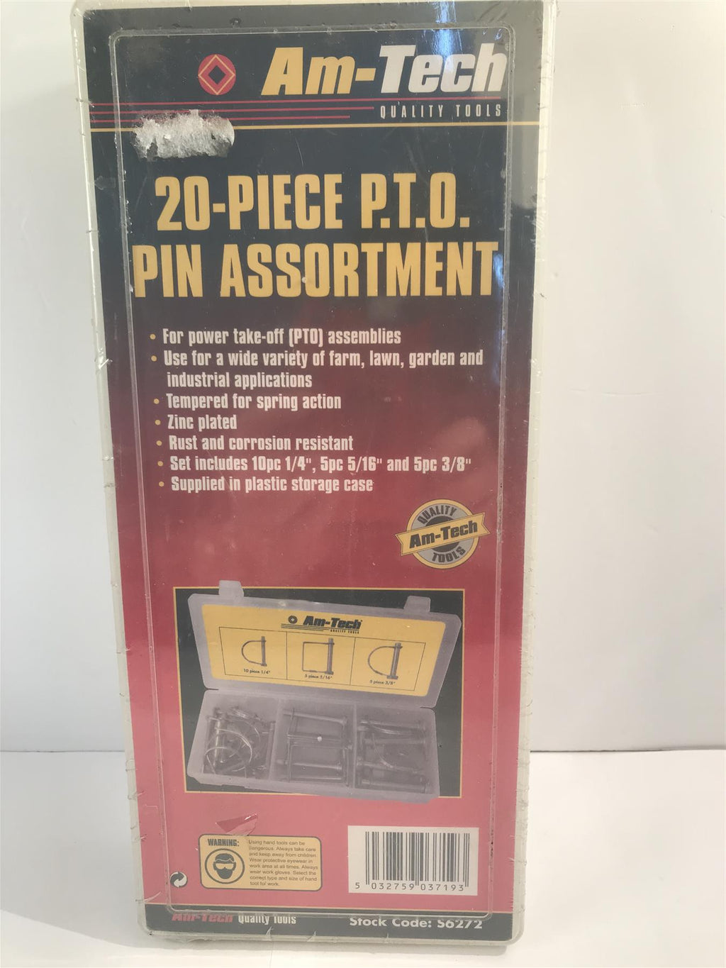 Amtech 20 Piece P.T.O. Pin Assortment S6272