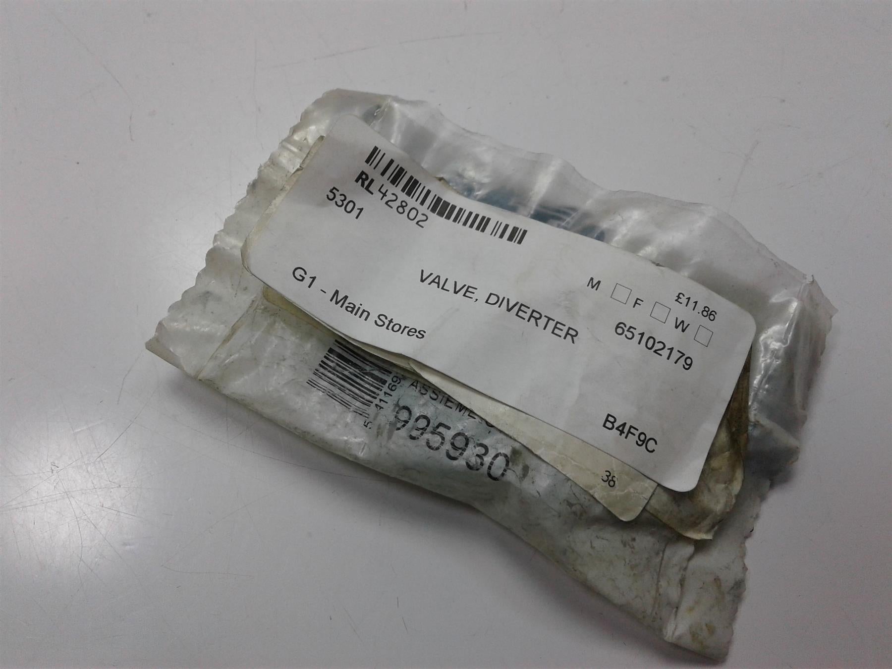 ARISTON Valve Diverter 65102179 / 995930 Valve Cartridge