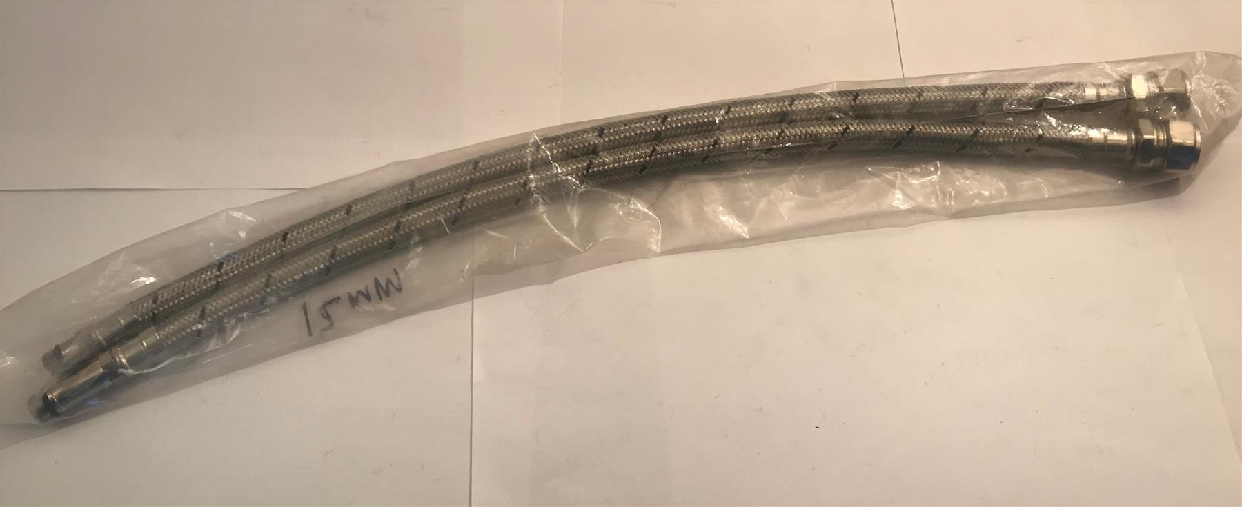 Monobloc Tap Tail Connector Flexi Hose M10 x 15mm x 500mm Compression