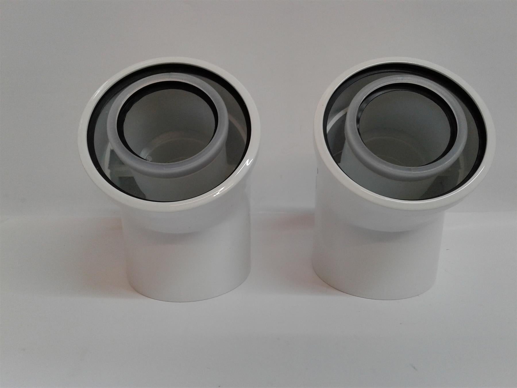 NEW Worcester Bosch 45° Flue Bends 60/100 7716191085