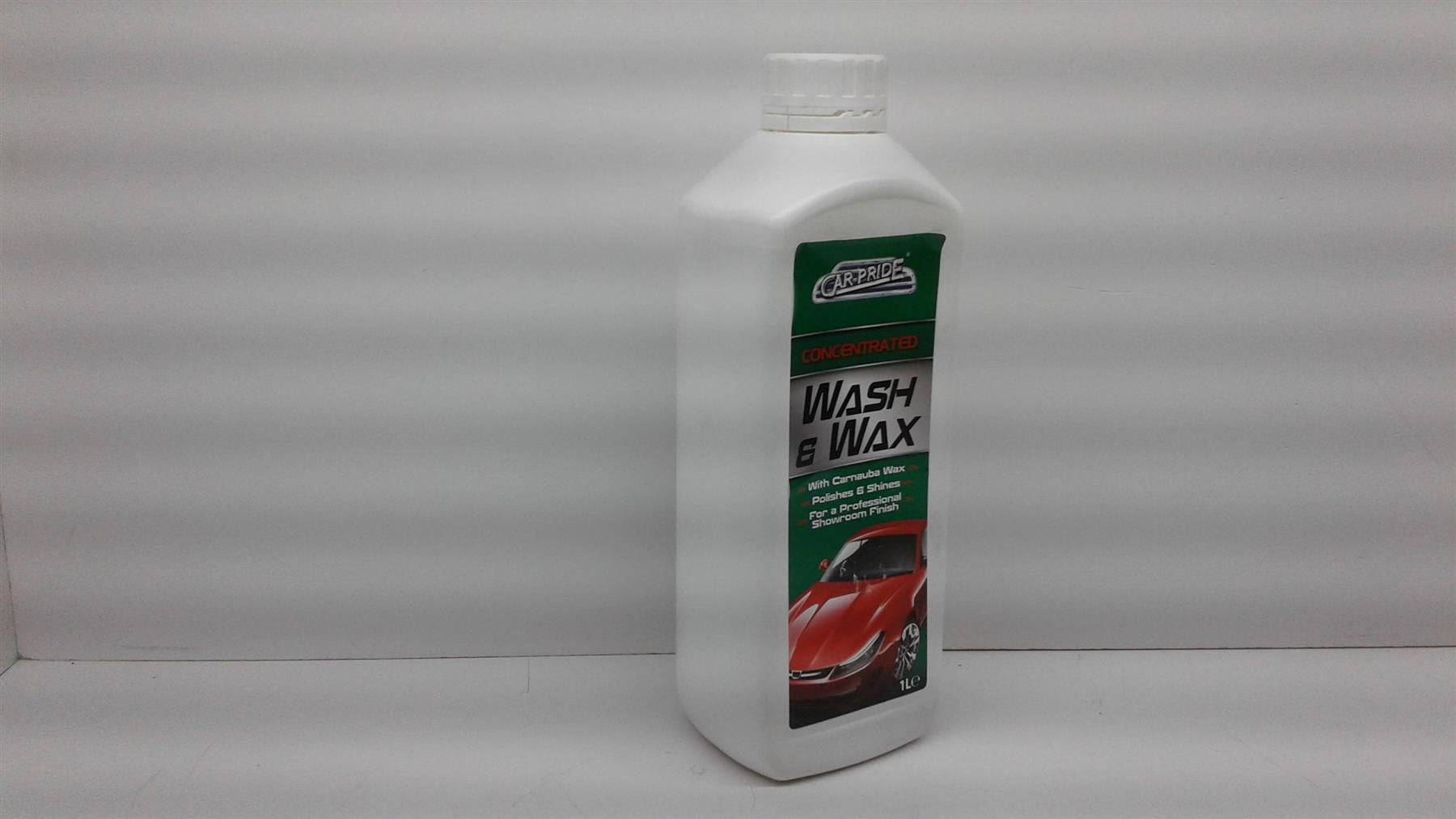 CAR PRIDE WASH & WAX WITH CARNAUBA WAX 1LTR