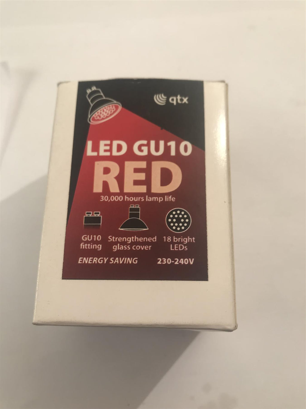 GU10 Red 18 LED Bulb