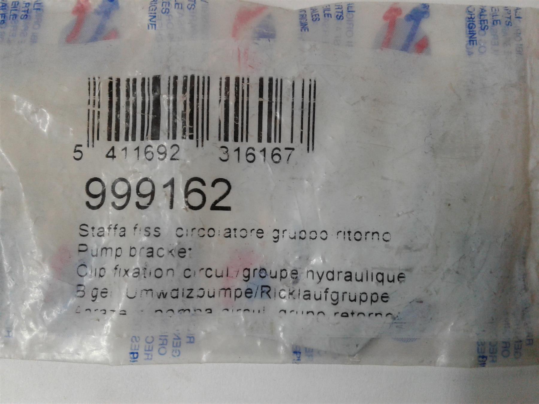 NEW Ariston Microgenus Pump Bracket CLIP 999162