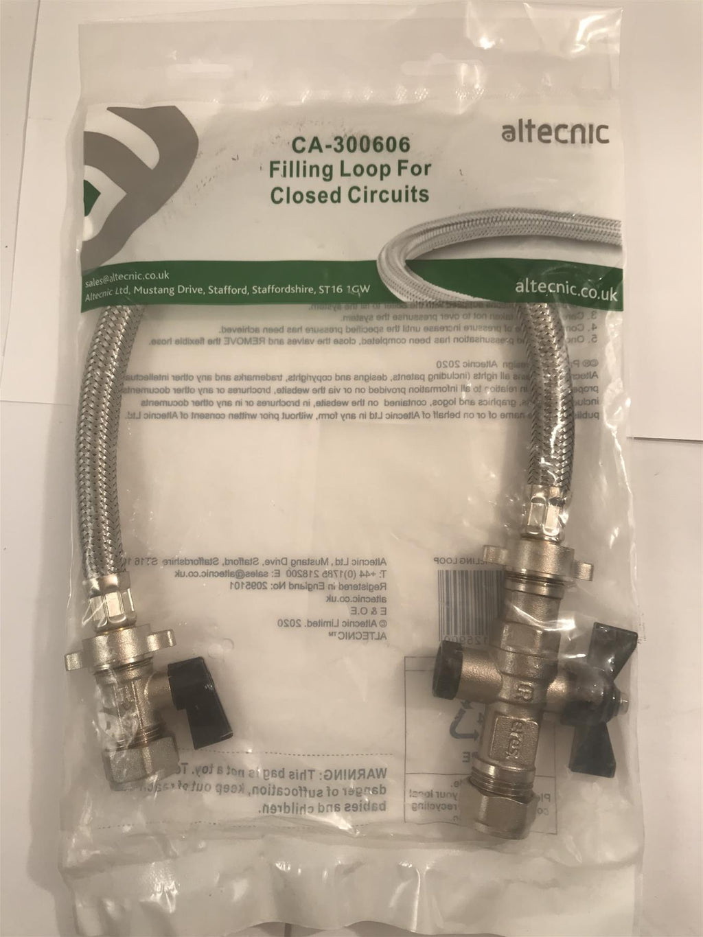Altecnic Filling Loop for Closed Circuits  CA-300606
