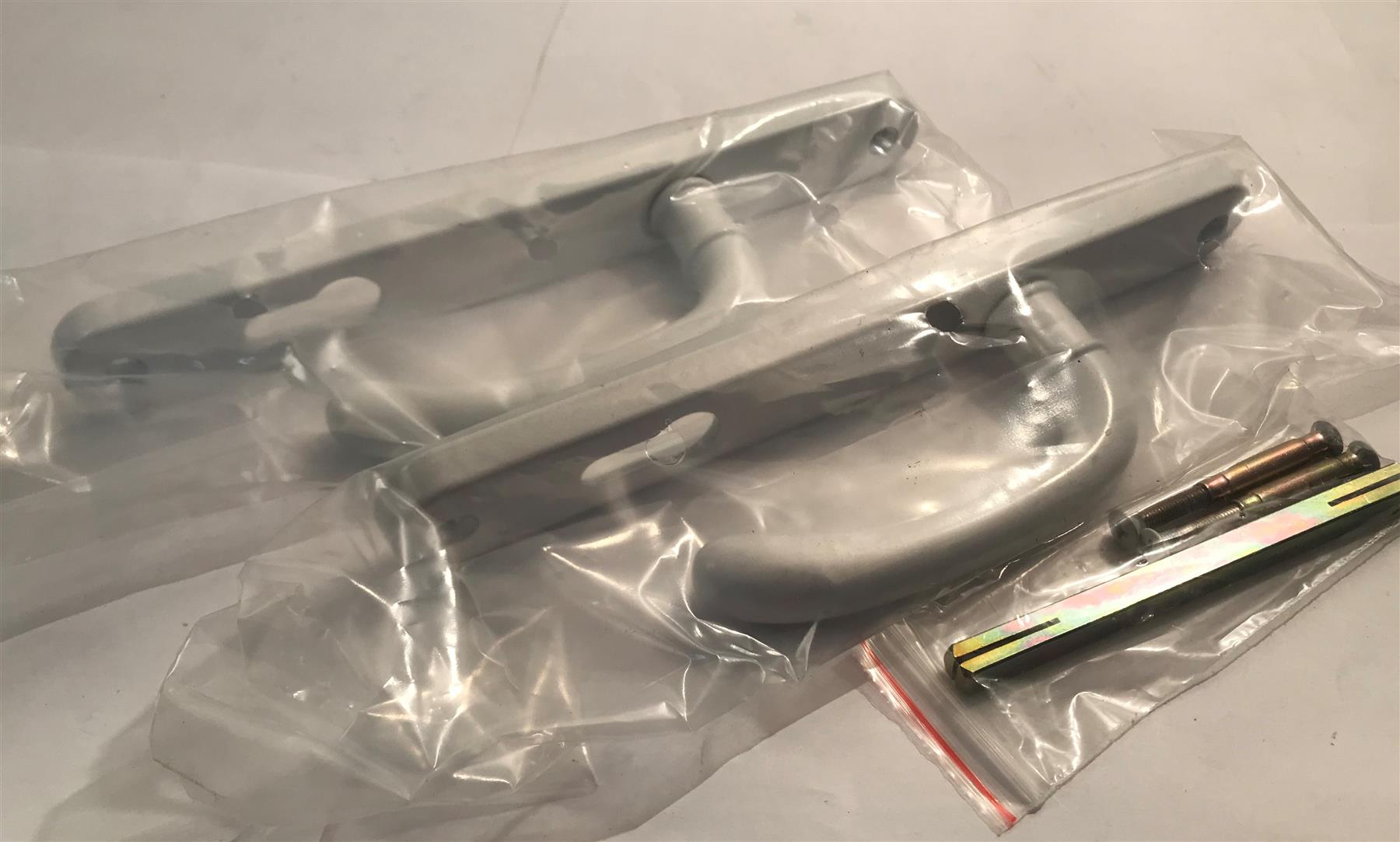 Sienna Euro Lock Handle 92mm Double Sprung White  PO/003418