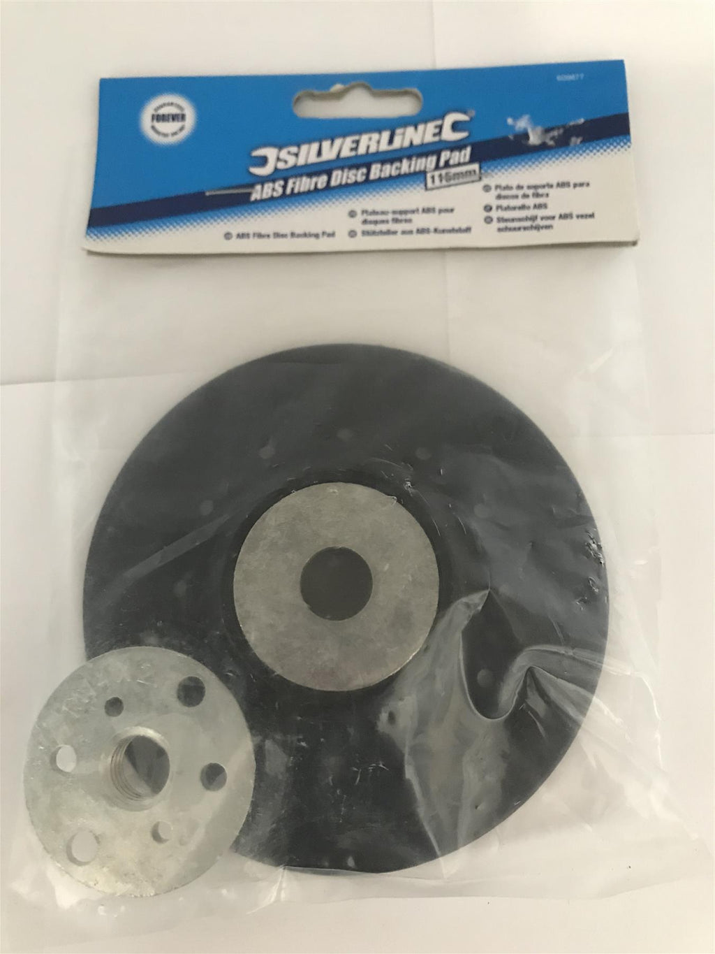 Silverline 609877 ABS Fibre Disc Backing Pad 115mm