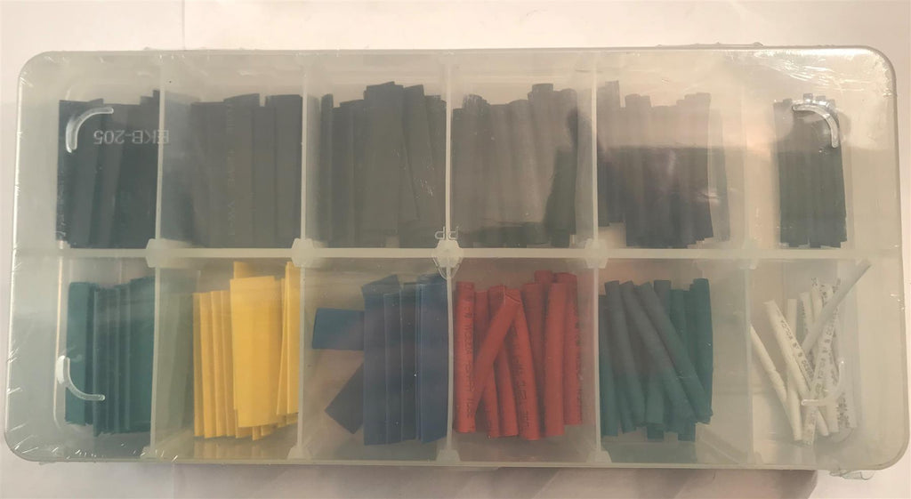 Marksman 180pc Colour Coded Heat Shrink Wire Wrap Cable Sleeving 62028C