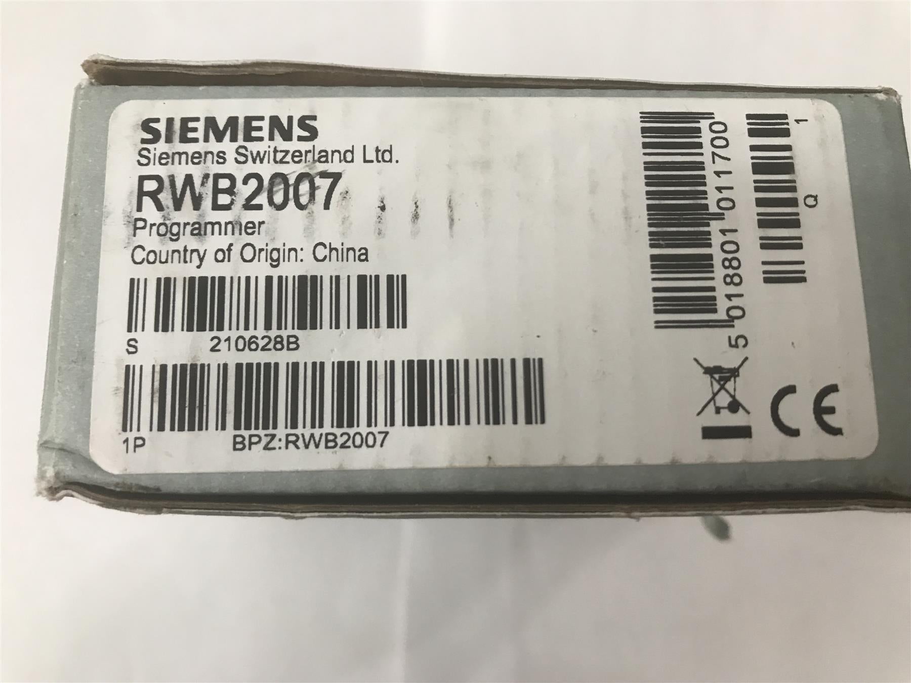 Siemens RWB2007 Twin Channel Digital 7 Day Programmer Timeswitch