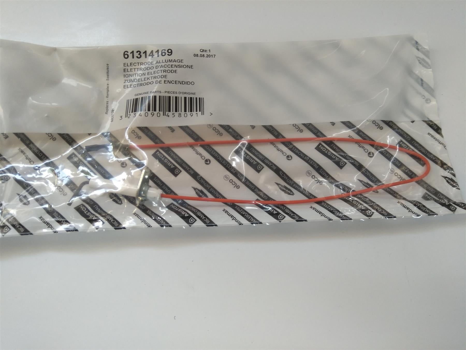 NEW GENUINE CHAFFOTEAUX 61314169 IGNITION ELECTRODE WITH LEAD MINIMA