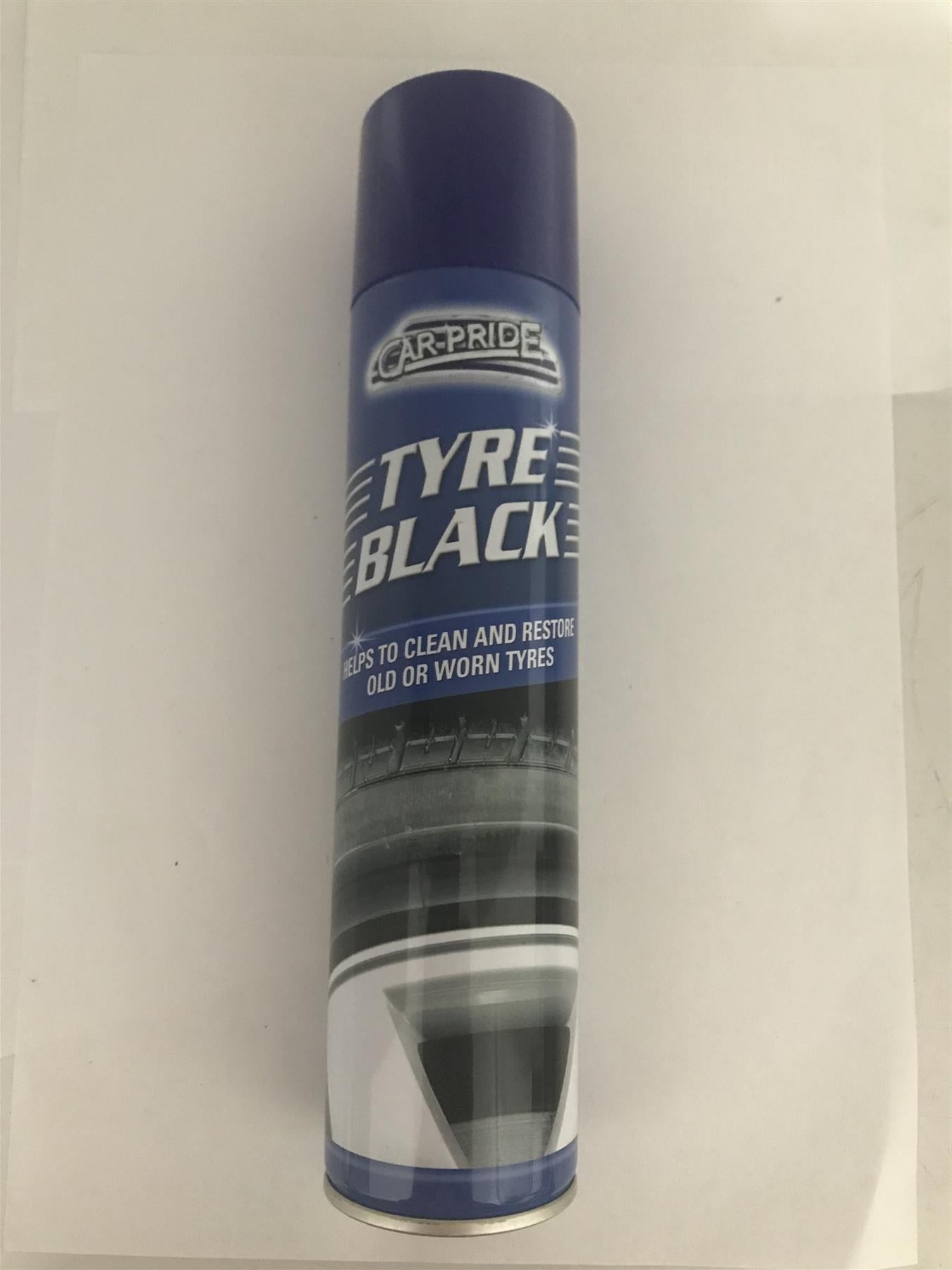 Car Pride Tyre Cleaner/Restorer Black Spray 250ml 00428A
