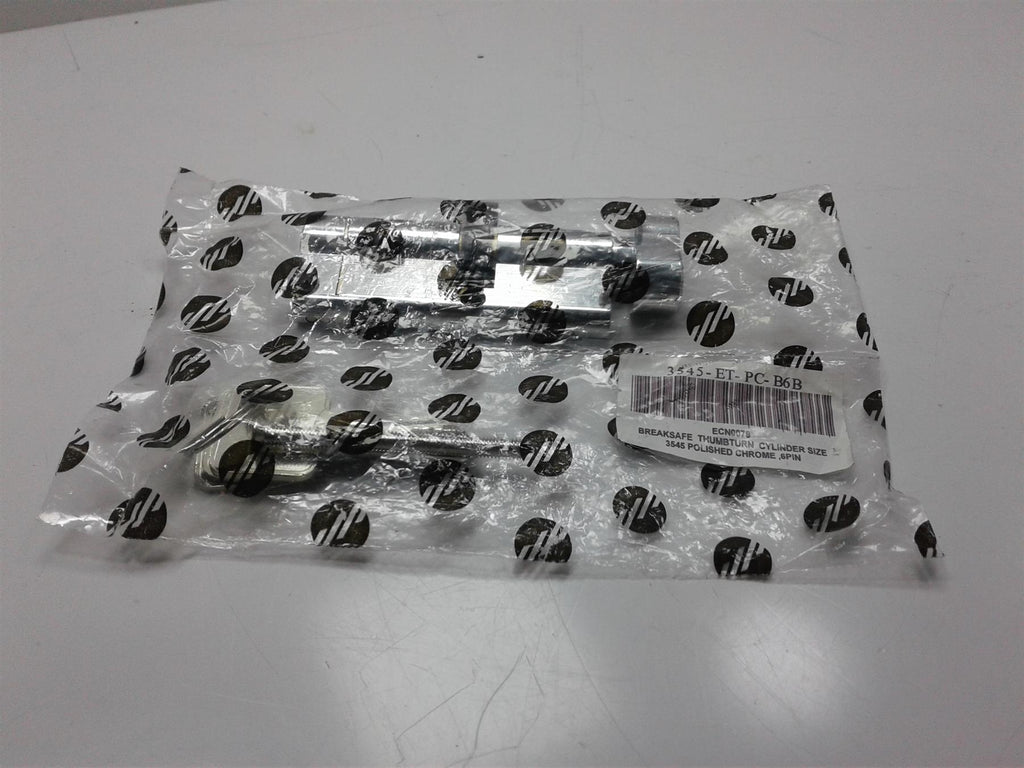 Breaksafe Thumbturn Cylinder Size 3545 Polished Chrome