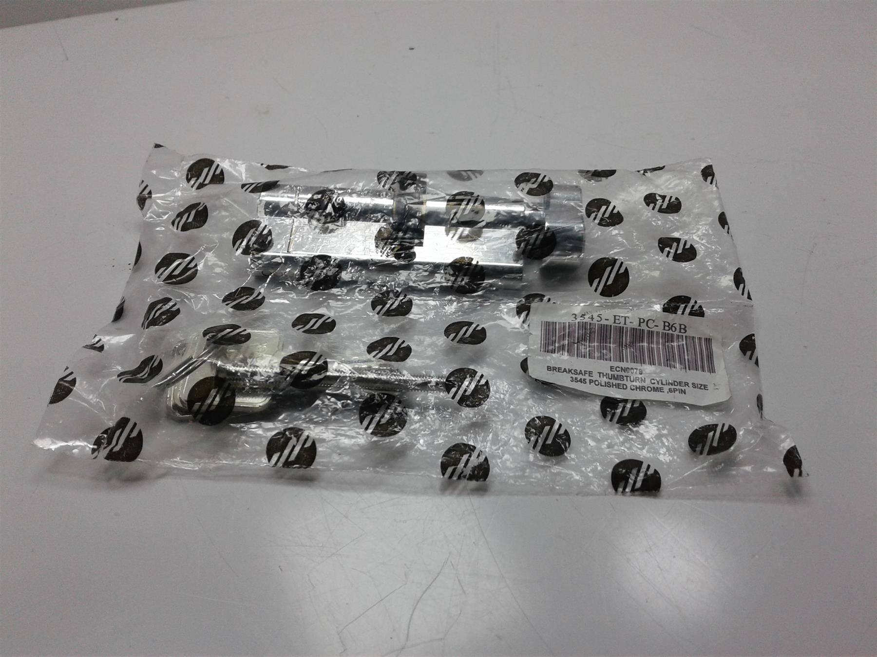 Breaksafe Thumbturn Cylinder Size 3545 Polished Chrome