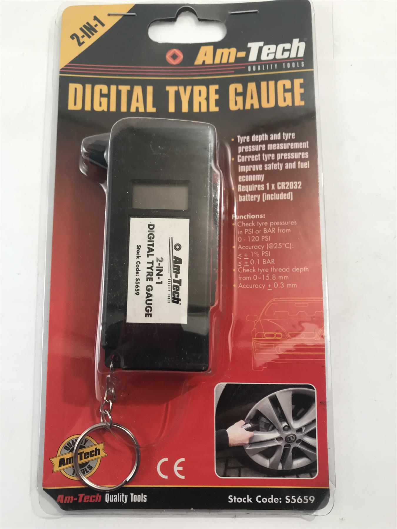 Amtech 2 in 1 Digital Type Gauge  S5659
