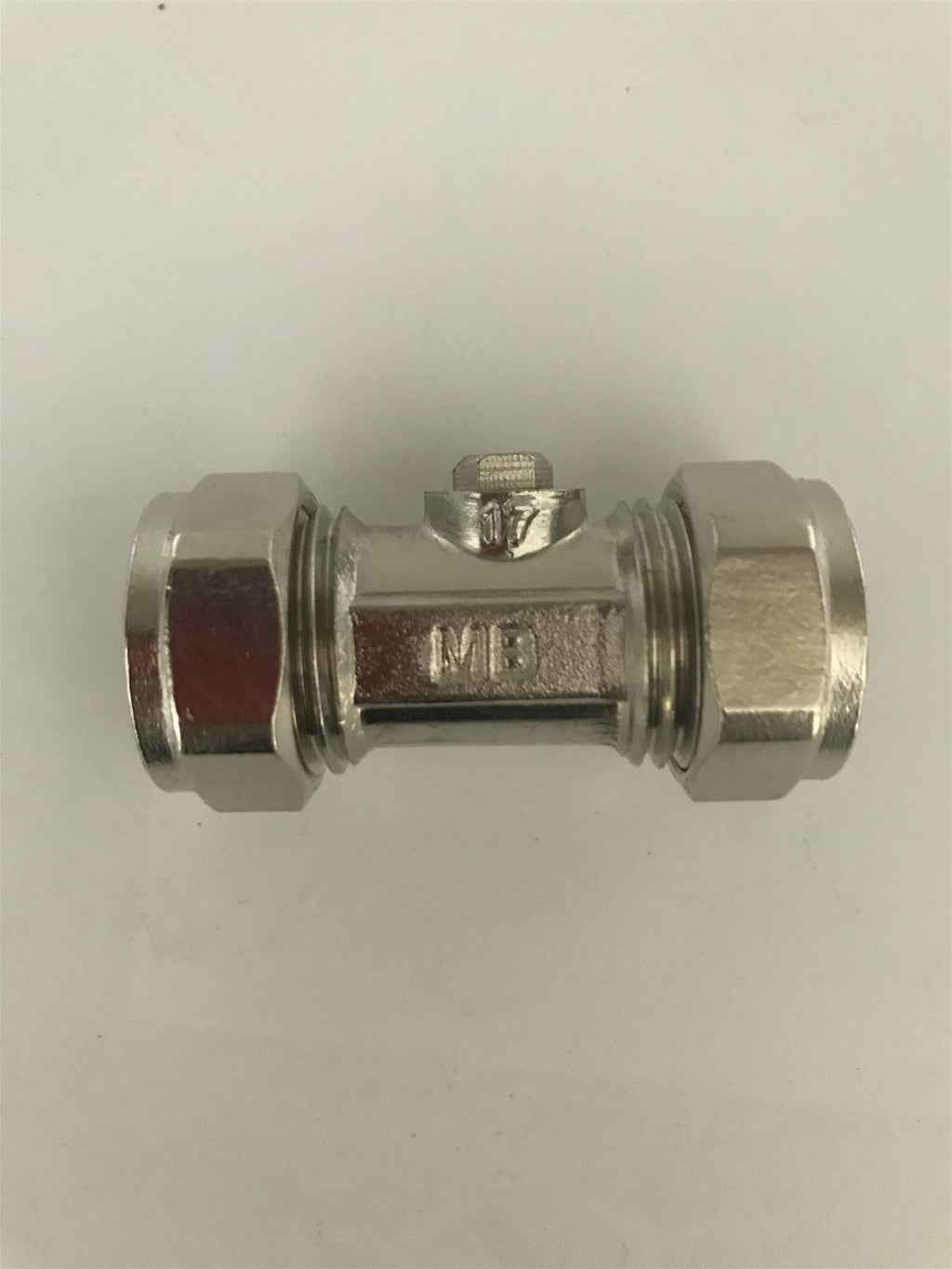 Compression Isolator Valve 15mm Chrome