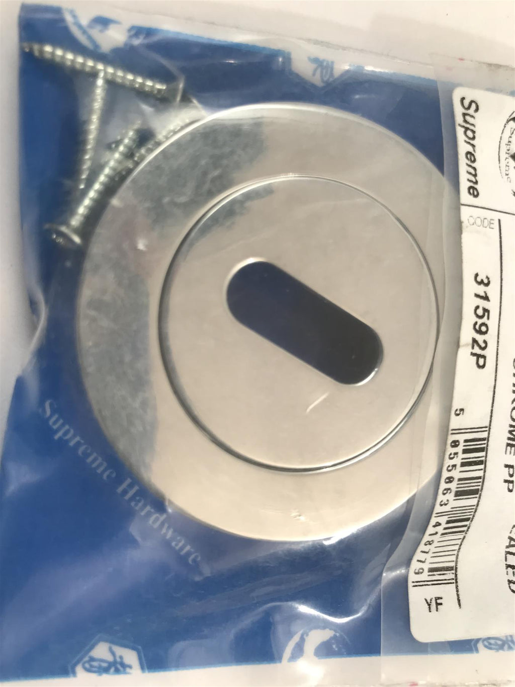 ESC Supreme key hole cover concealed Chrome pp 31592P