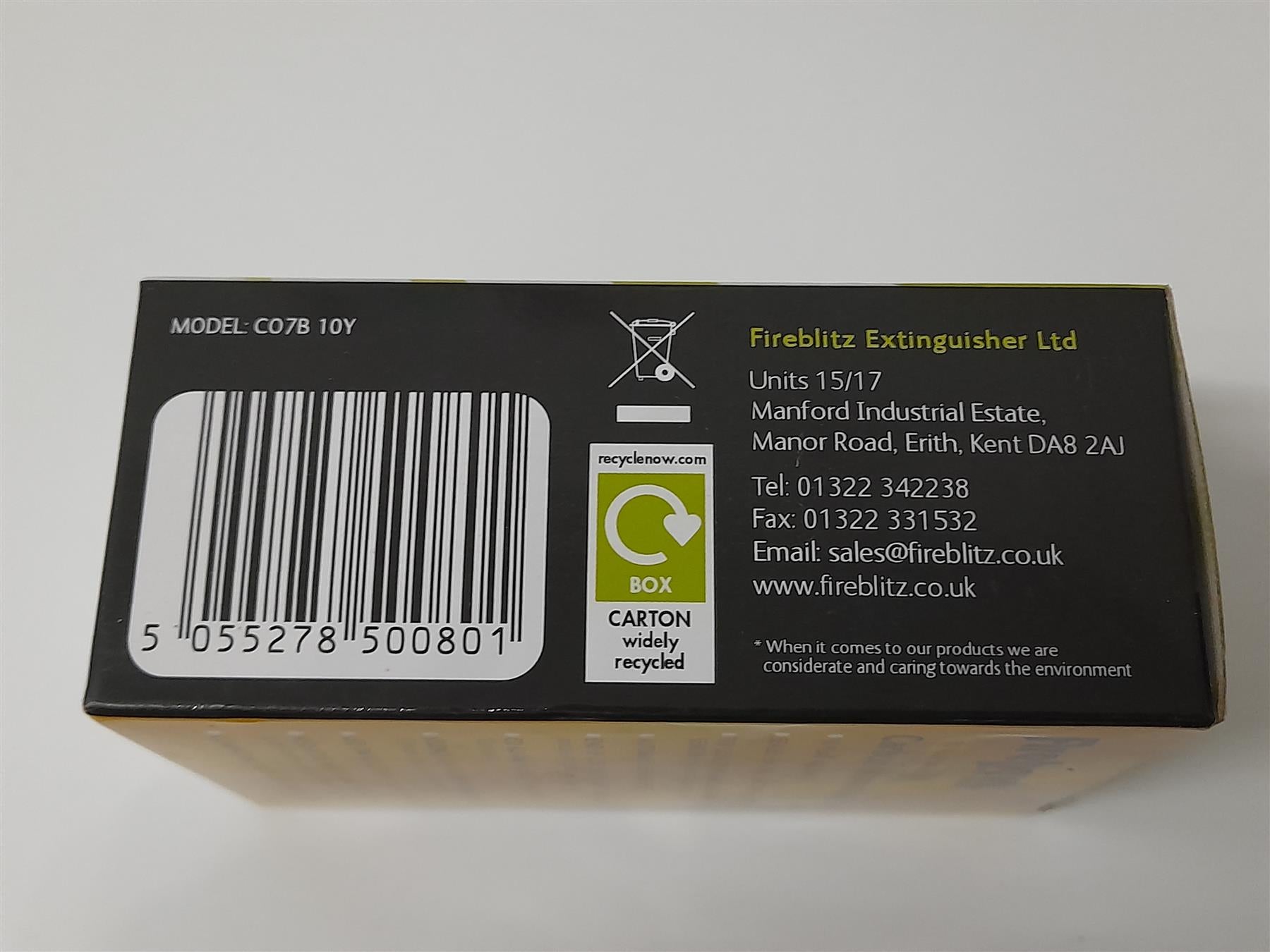 Firehawk CO7B-10Y Carbon Monoxide Alarm