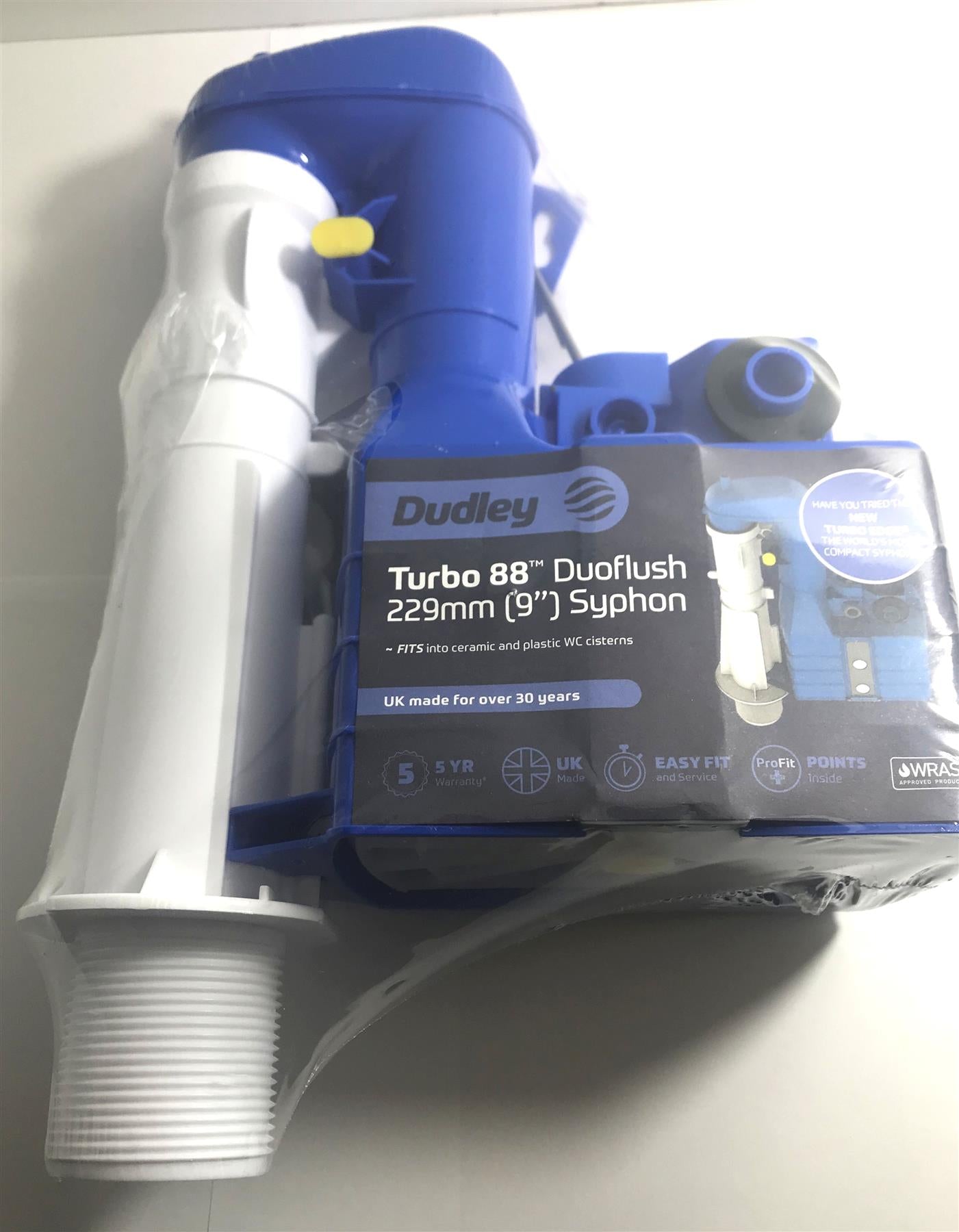 Dudley Turbo 88 Duoflush 9" 229mm 2 Part Cistern Syphon 315293