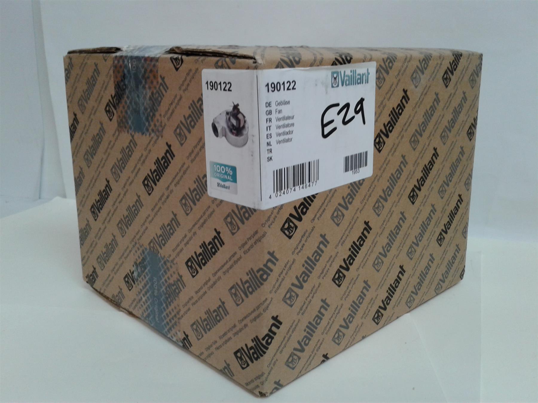 New VAILLANT THERMOCOMPACT VC 182 242 282 E BOILER FAN 190122 190119