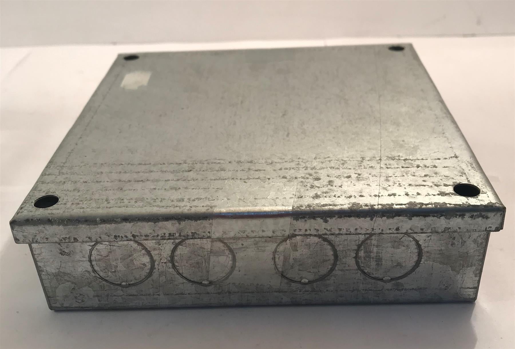Steel Galvanised Adaptable Box, 150mm x 150mm x 40mm – PCBs4U