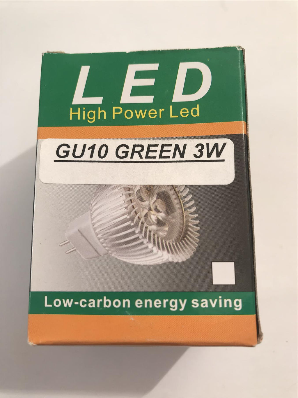 GU10 Green 3W LED Energy Saving Bulb