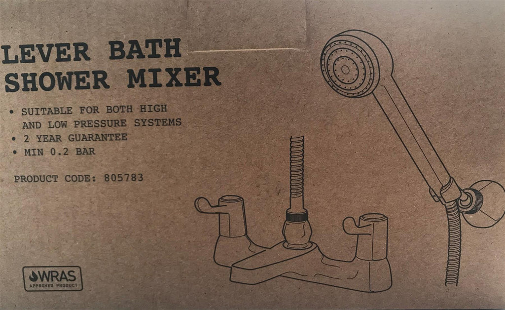 Lever Bath Shower Mixer Chrome - 805783