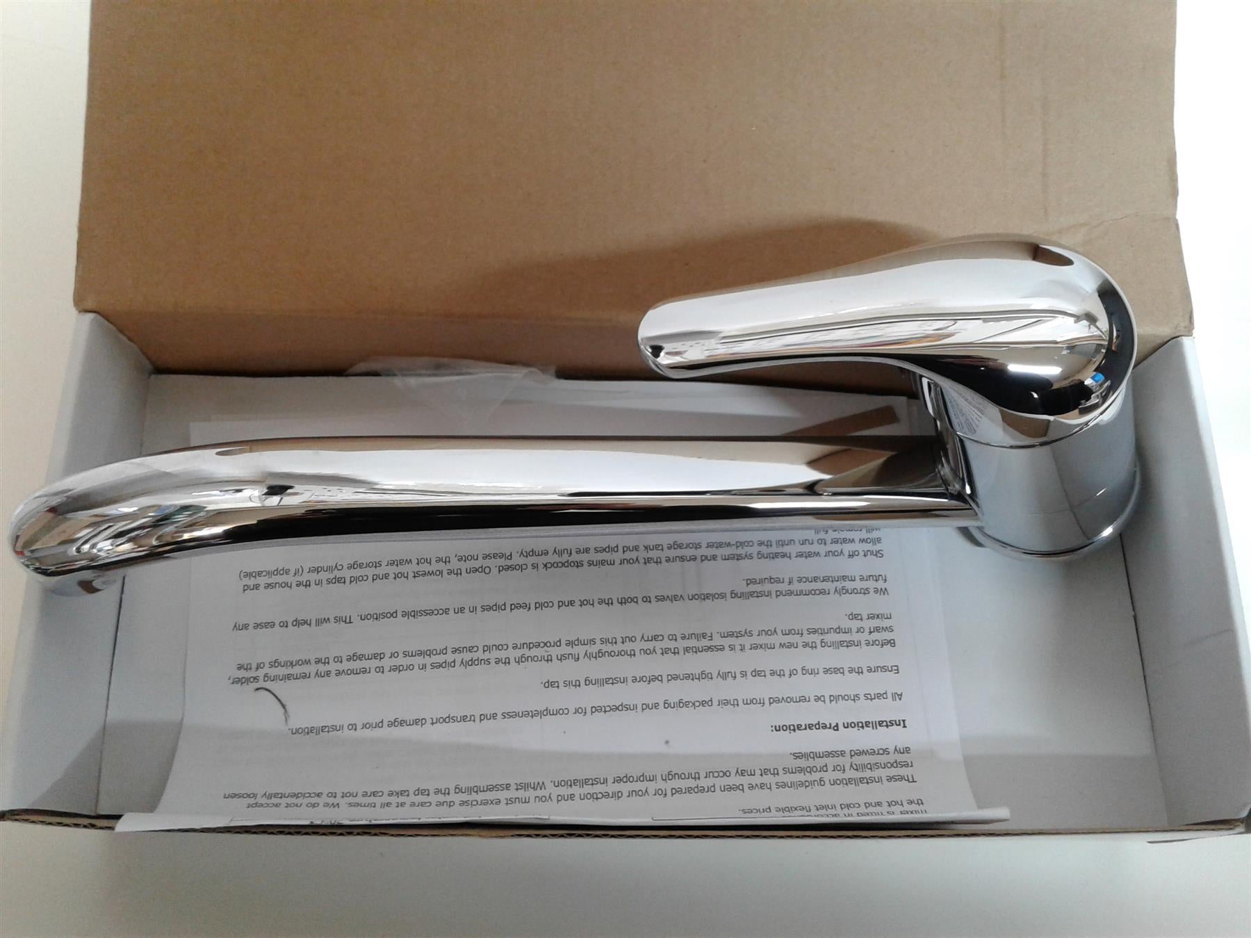 New Carron Phoenix 2T1050 Chrome Pura Single Lever Kitchen Tap