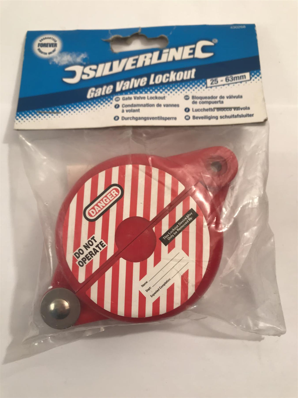 Silverline Fate Valve Lockout  25 - 63mm  430268