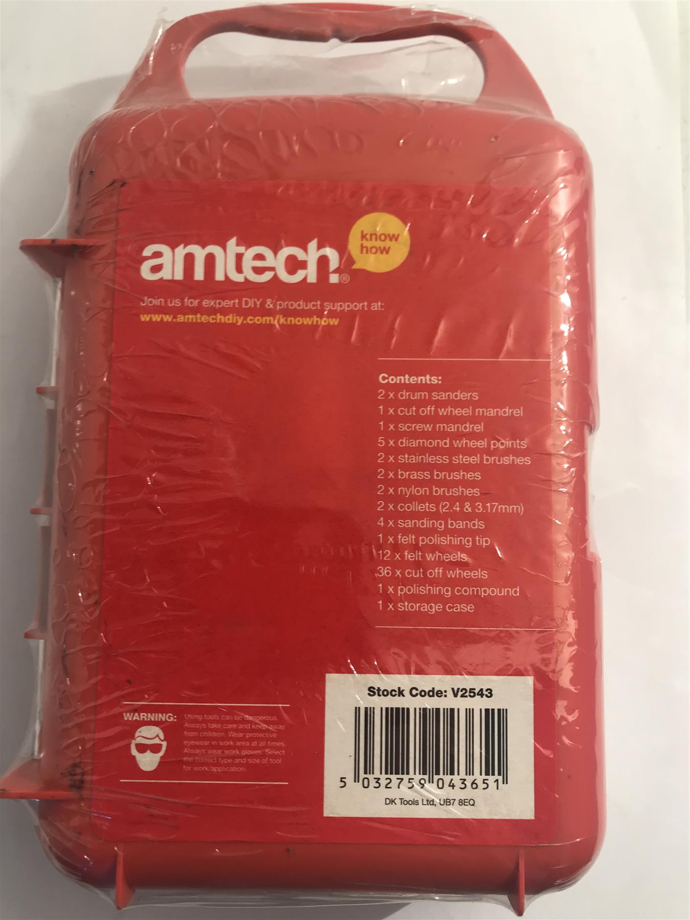 Amtech  71pc Rotary Accessory Kit With Storage Case  V2543