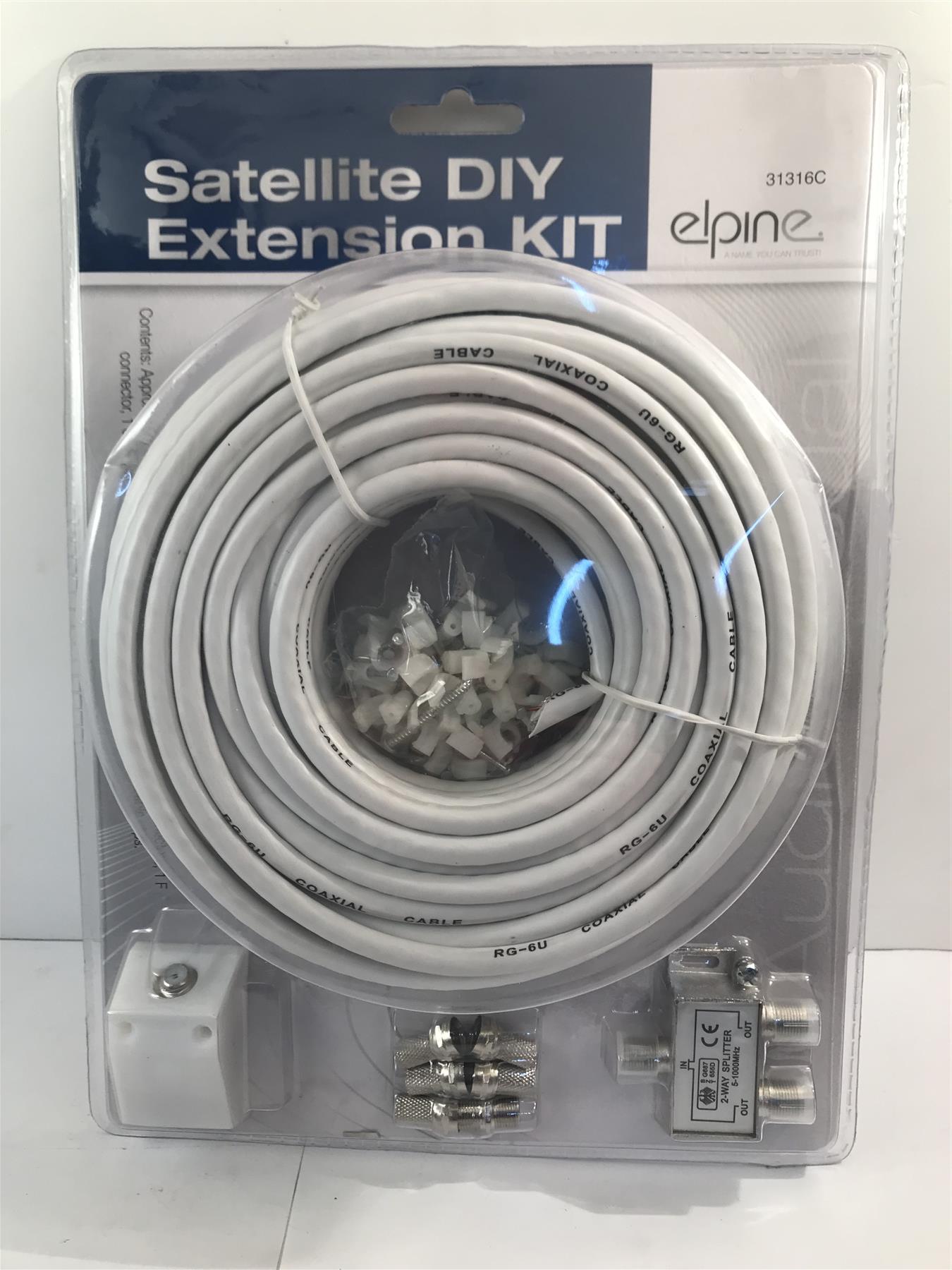 Elpine Satellite DIY Extension Kit  (15m Cable) 31316C