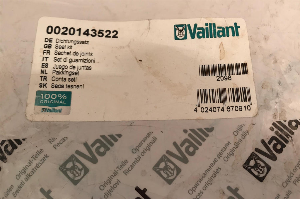 Vaillant 0020143522 Seal Kit