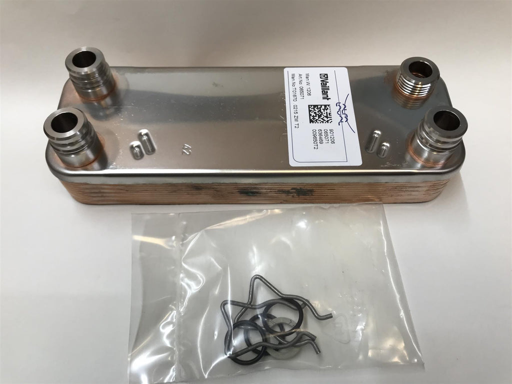 New Vaillant Secondary Heat EXCAHNGER 12 Plate 065088