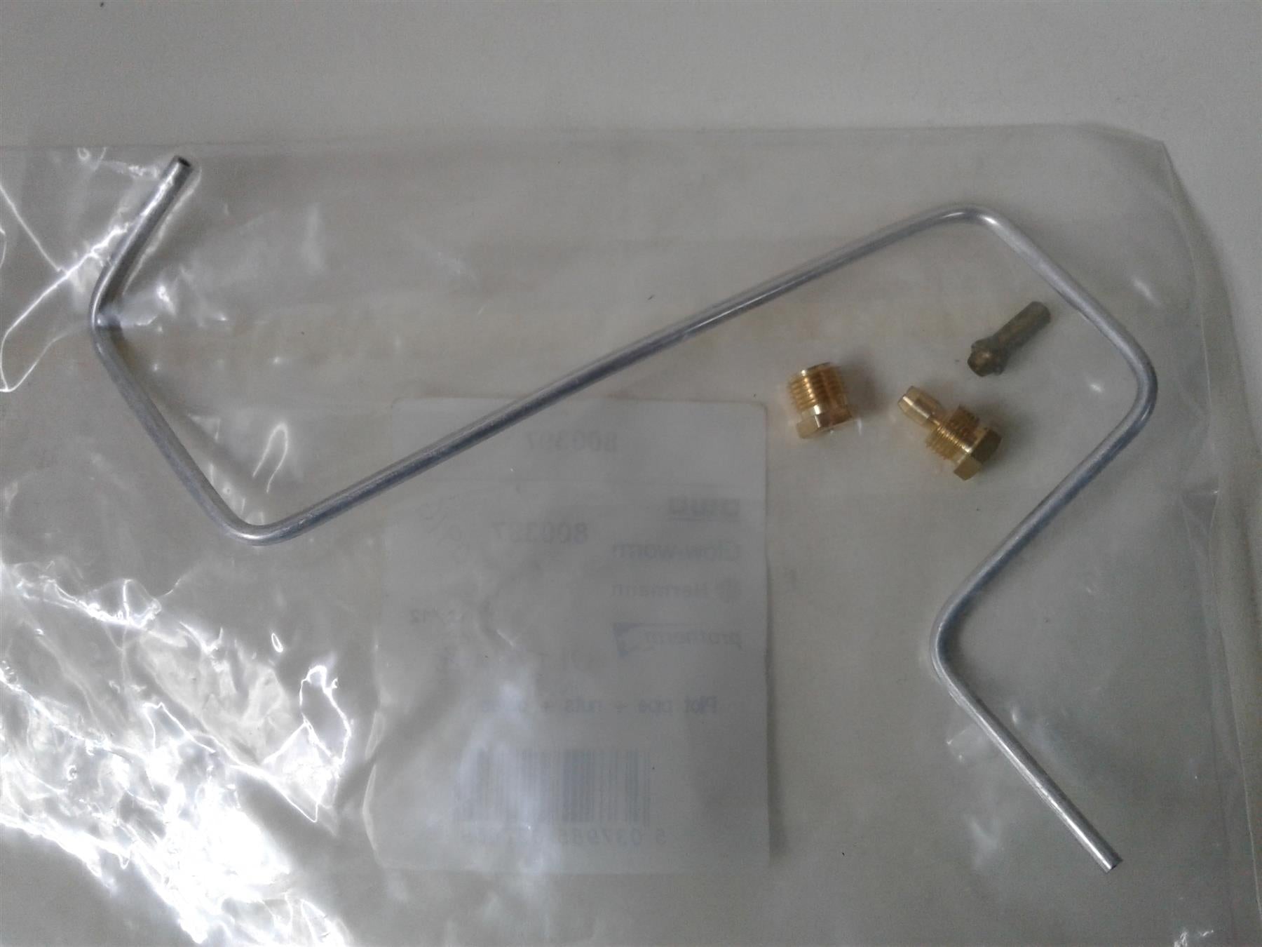 NEW GLOWWORM ULTIMATE BOILER PILOT PIPE 800397 WITH NUTS & OLIVES