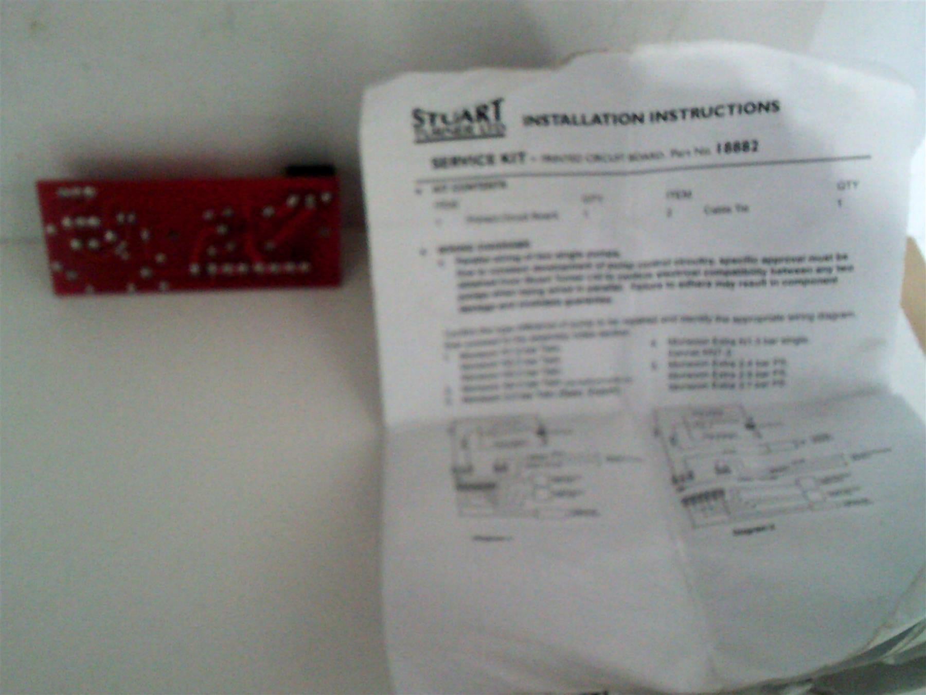 STUART TURNER PCB CIRCUIT BOARD 27077 FOR MONSOON PUMP