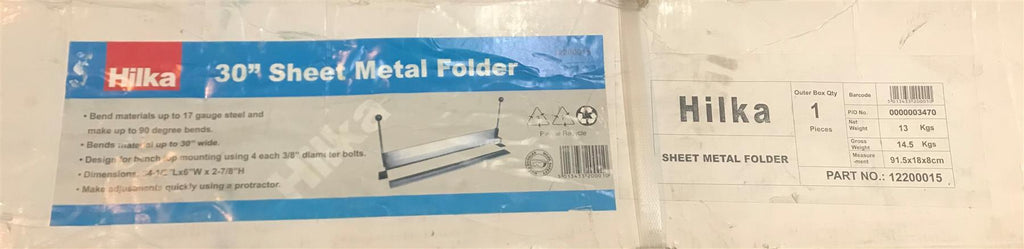 Hilka 30" Sheet Metal Folder 12200015