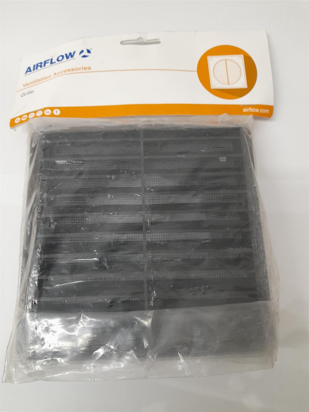 Airflow 90002009R Ventilation Grille Black 154 X 154 X 100MM