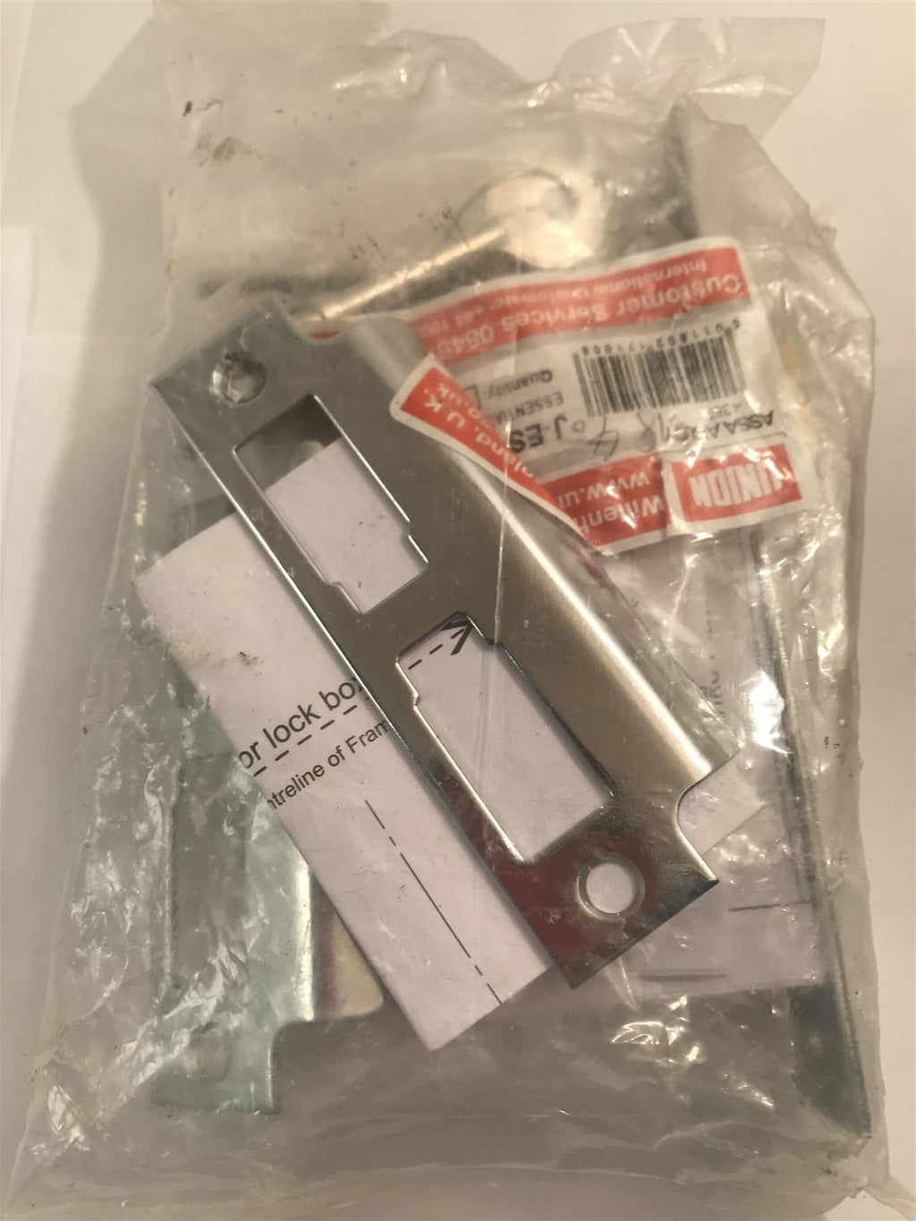 Union J-ES-SL Essential 3 Lever Mortice Door Sashlock 75mm/3" Chrome Plated