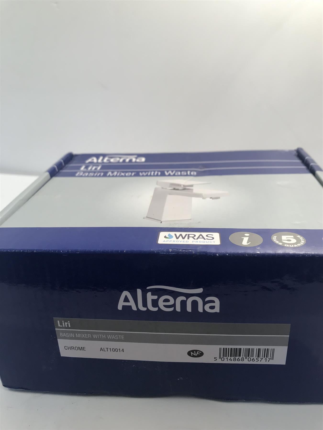 Alterna Liri Basin Mixer With Waste 105 x 160mm Chrome  ALT10014