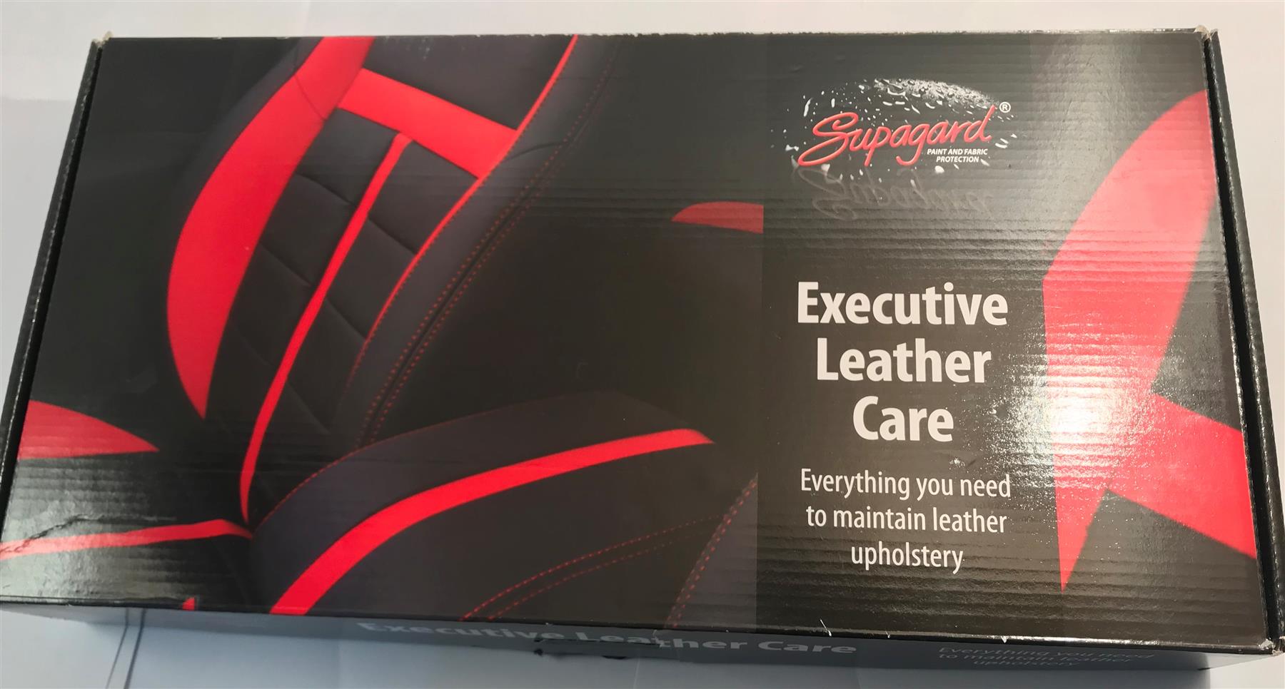 SUPAGARD EXECUTIVE LEATHER CARE KIT ~ Leather cleaner and stain remover set