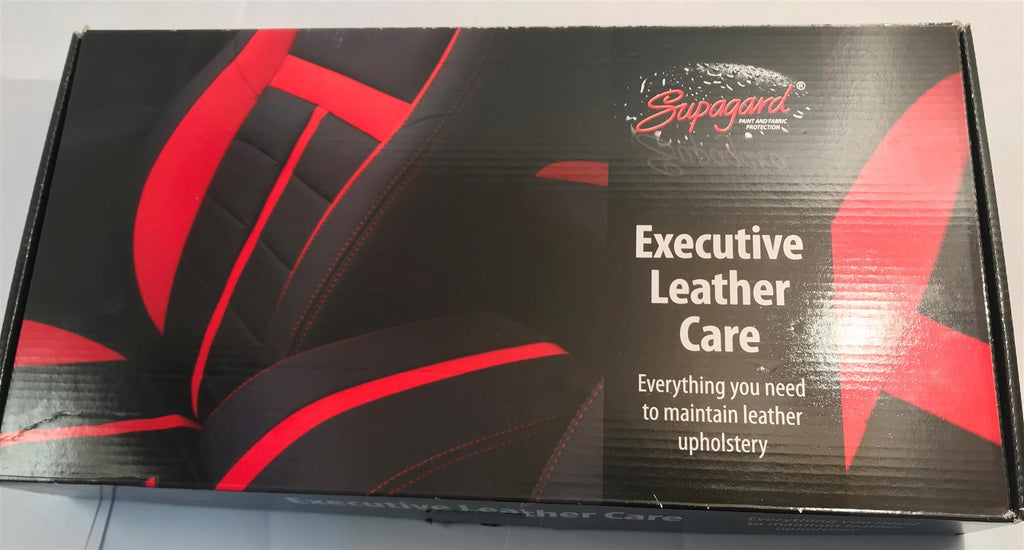SUPAGARD EXECUTIVE LEATHER CARE KIT ~ Leather cleaner and stain remover set