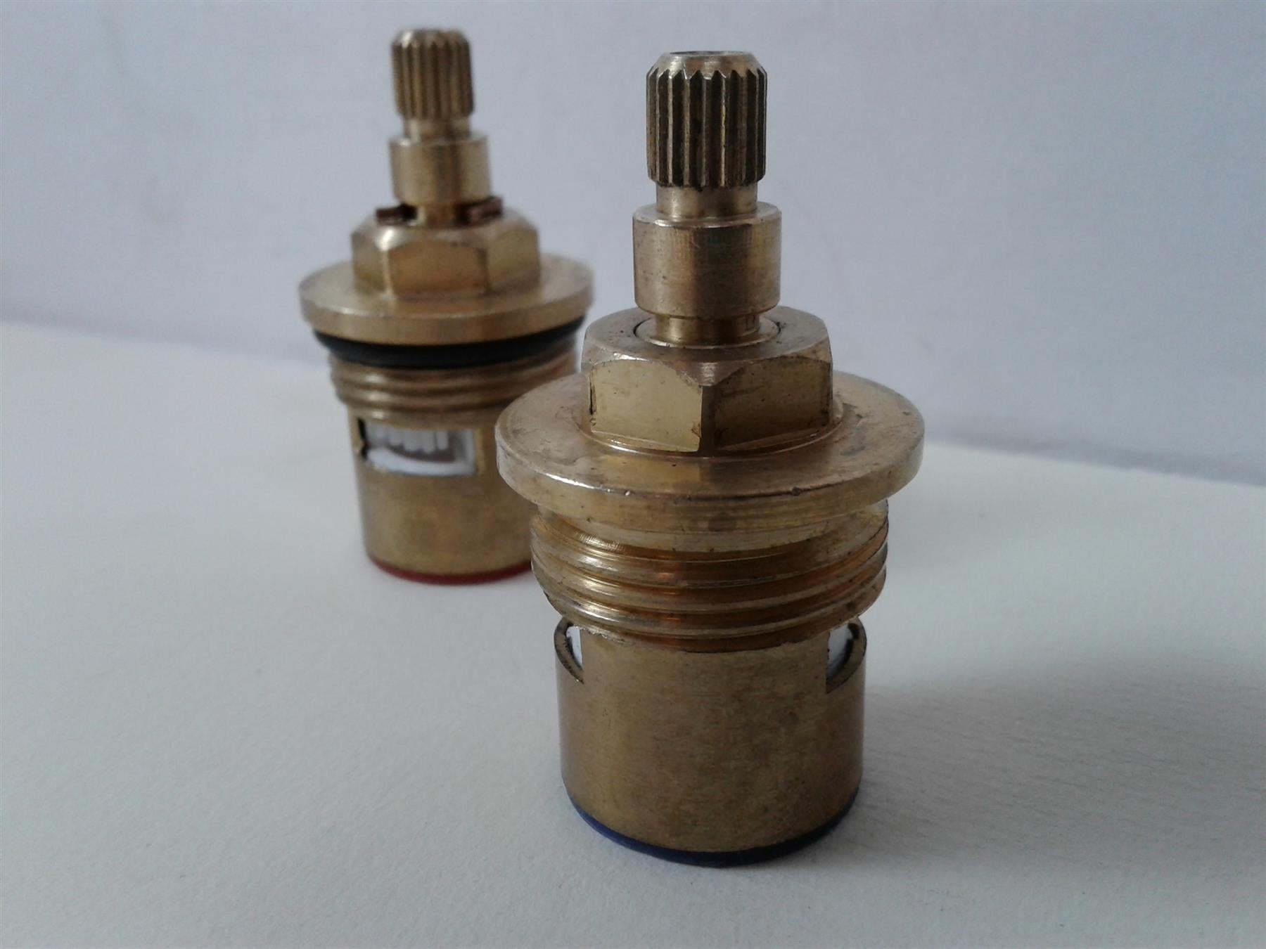 NEW BATH Brass 1/2" Tap Valve CARTRIDGE HOT COLD Quarter Turn