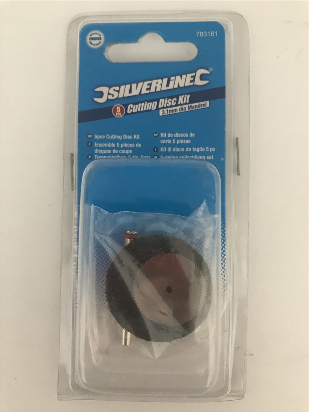 Silverline 5pc Cutting Disc Kit 3.1mm dia Mandrel  783161