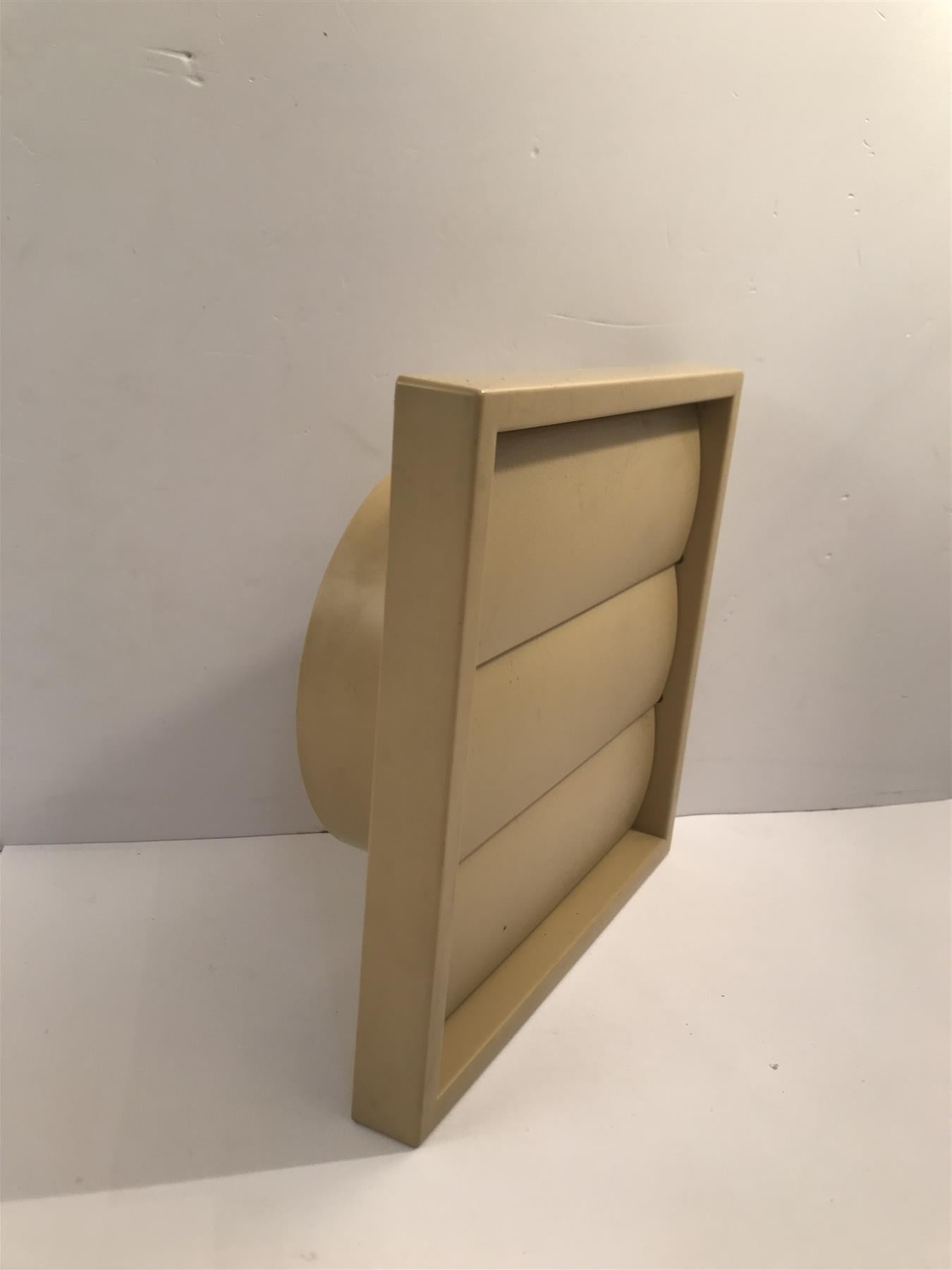 Buff 4" Gravity Flap Wall Outlet Grille Air Vent T4MF