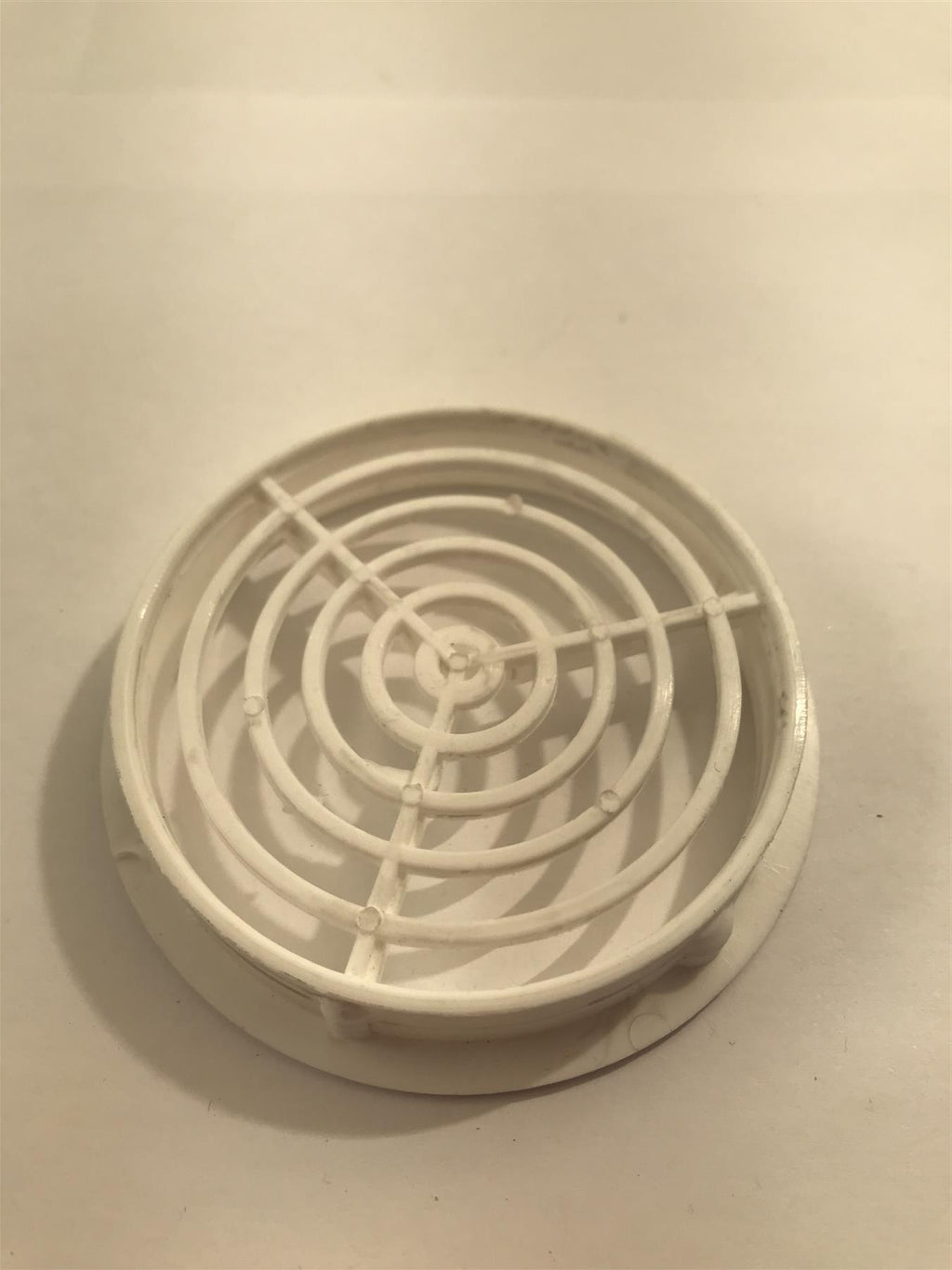 White Plastic 70mm Round Soffit Air Vent